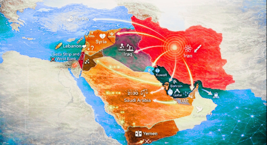 Middle East Conflict Update 2026 overview with key geopolitical hotspots