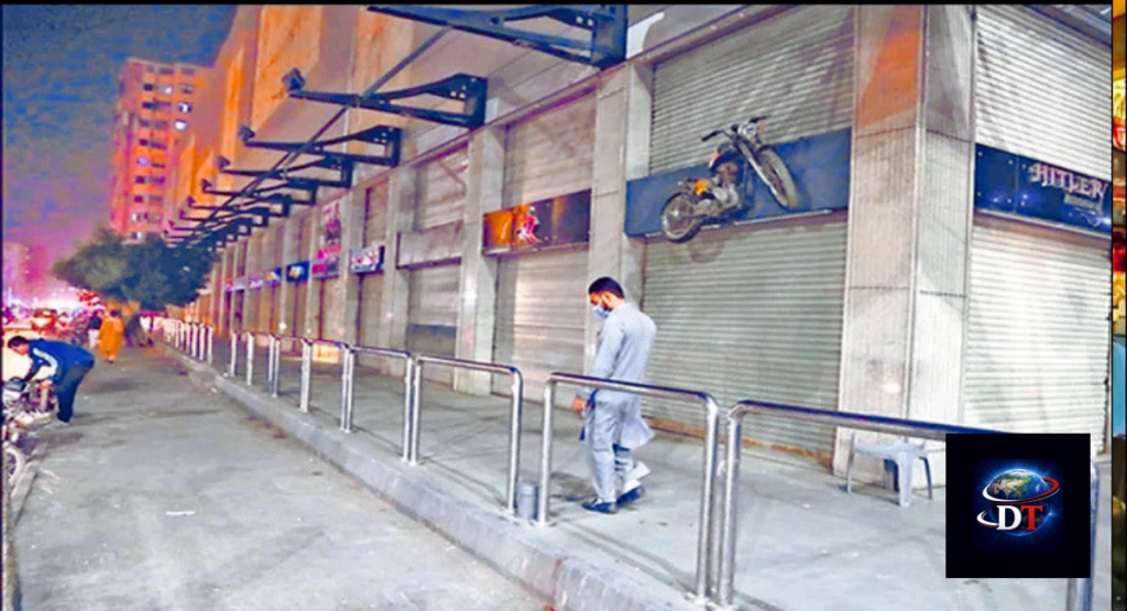 Pakistan market closure 8 PM policy impact on shopping malls and commercial areas