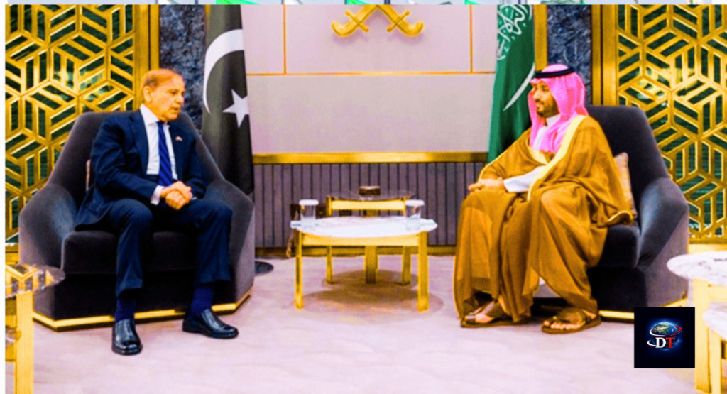 Pakistan Saudi Visit 2026 meeting between Shehbaz Sharif and Saudi Crown Prince