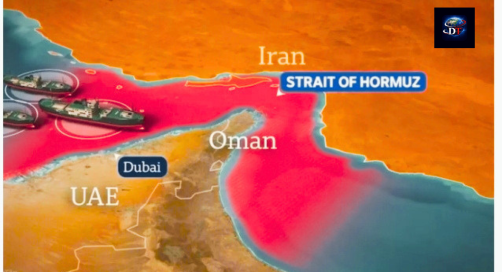 Container vessel near Oman after Iran Gunboat Attack in Strait of Hormuz