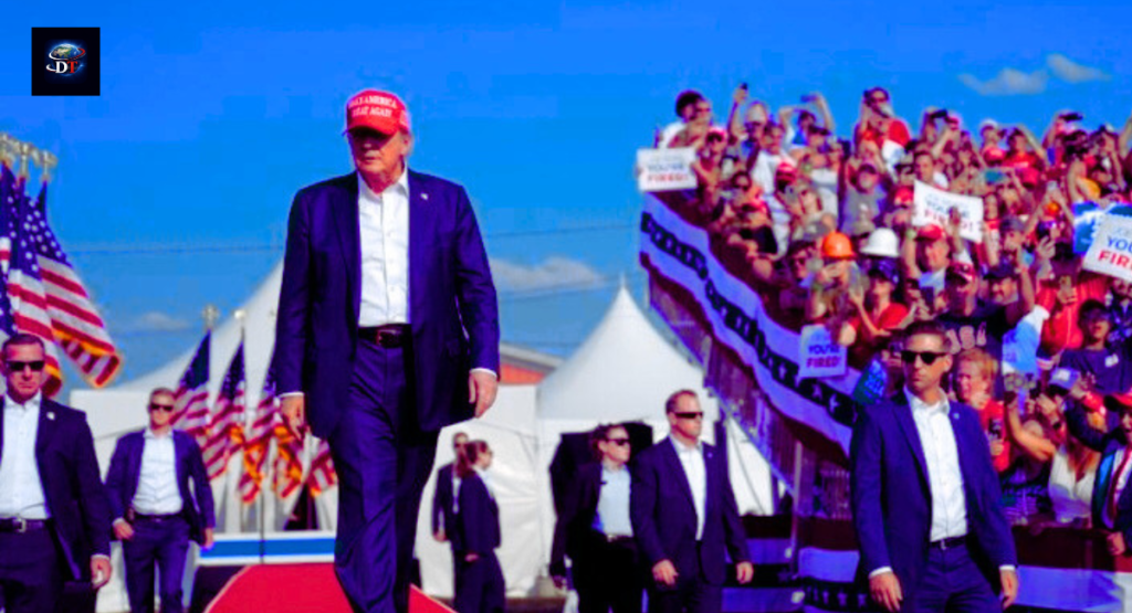 Scene related to Trump assassination attempt and presidential security concerns