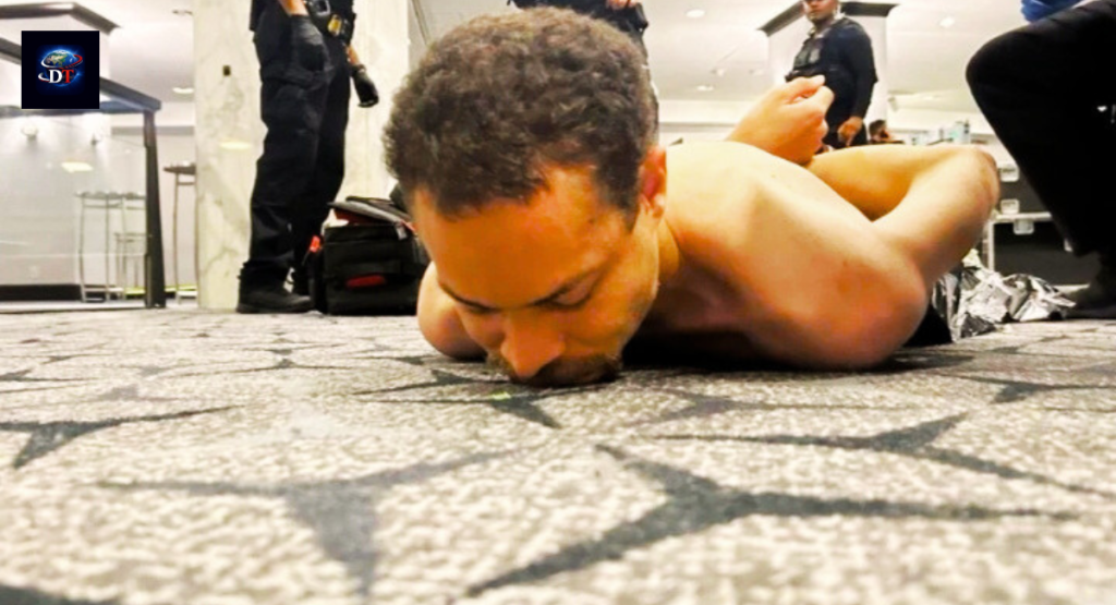 Suspect running through hotel security during Washington incident
