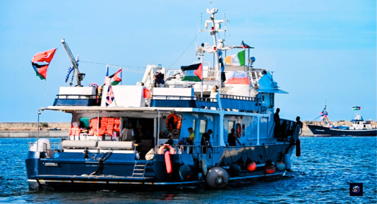 Gaza aid flotilla ships intercepted by Israeli navy near Greece