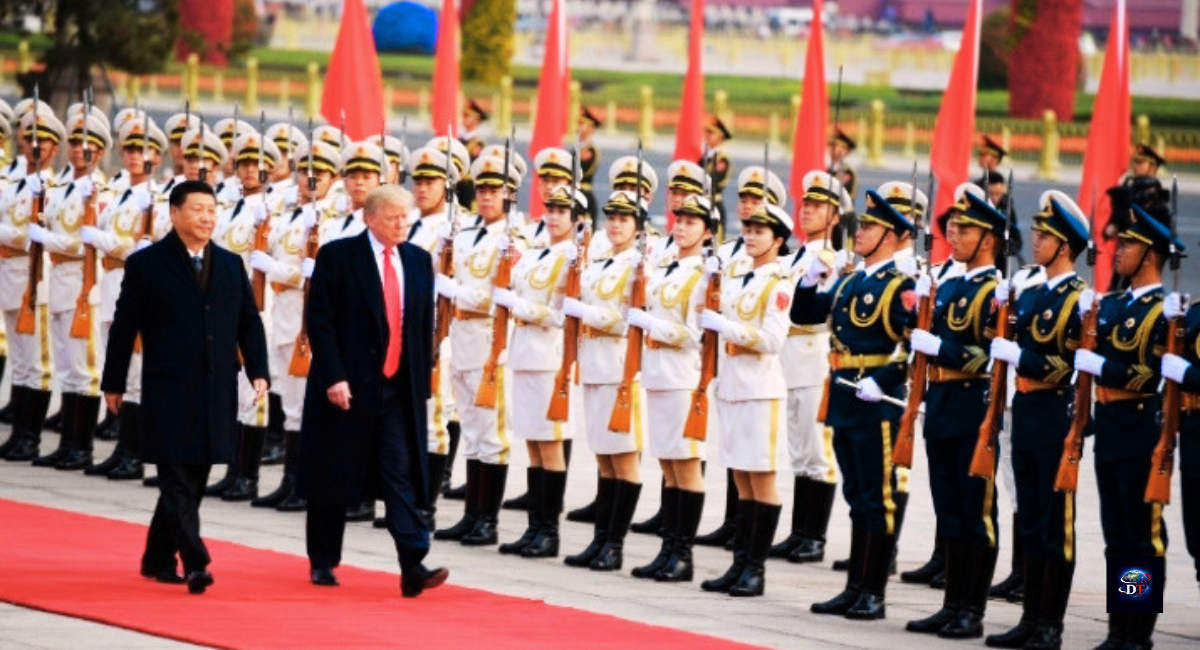 Trump Xi Talks between Donald Trump and Xi Jinping in Beijing