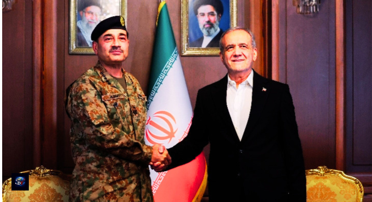 Asim Munir Iran visit meeting with Iranian officials