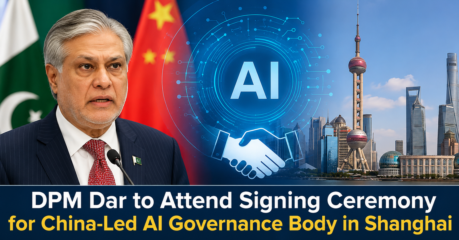 DPM Dar to attend signing ceremony for China-led AI governance body in Shanghai during AI governance event in China