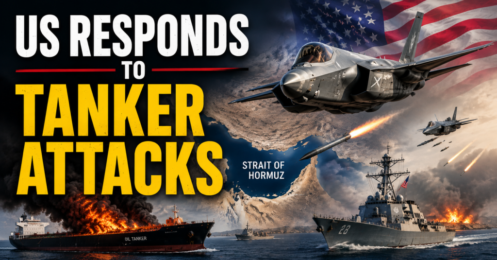 Strait of Hormuz Tanker Attacks Trigger US Iran Strikes