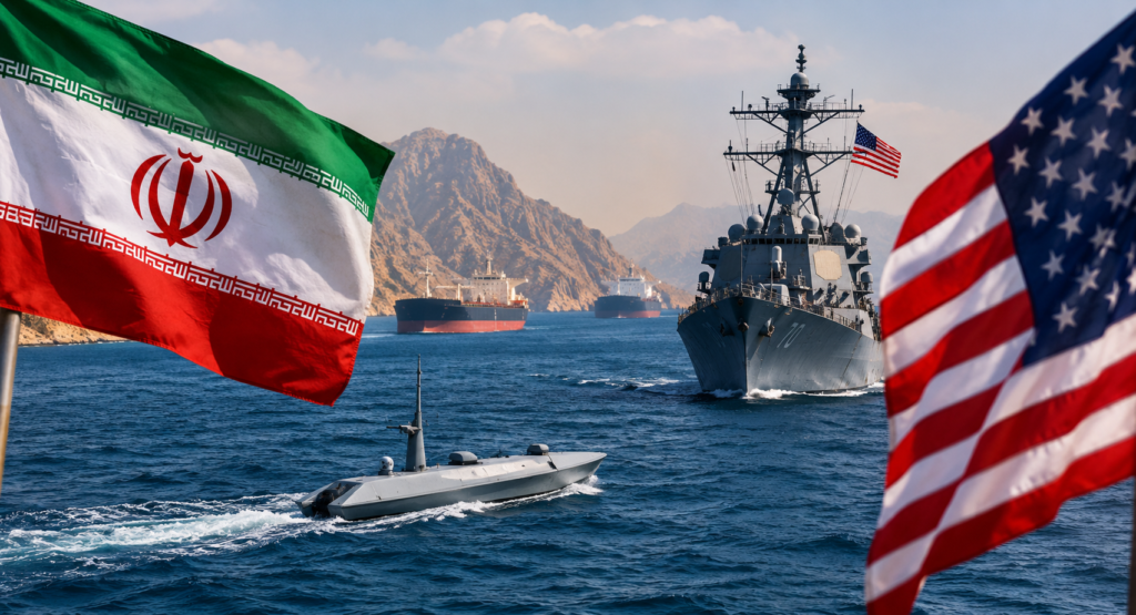 Iran Claims Strike on US Ship in Strait of Hormuz